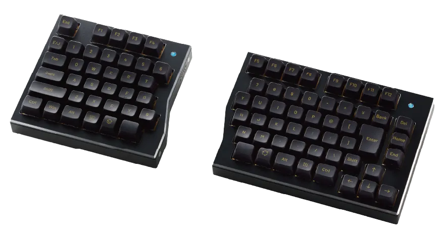 唯一無二のキーボード 完全ワイヤレス x 分割式 x JIS配列
